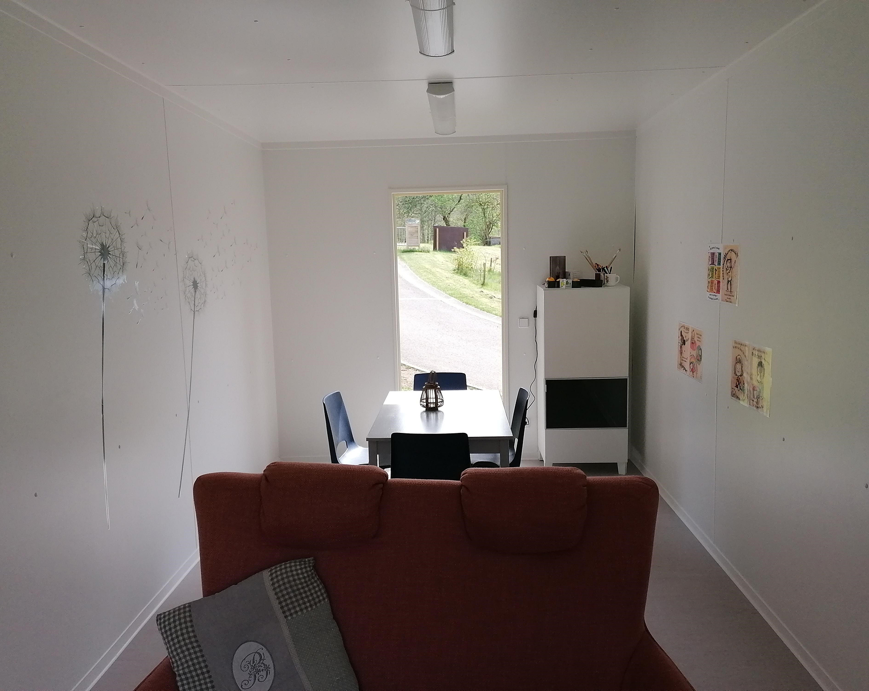 Petit studio dans un container